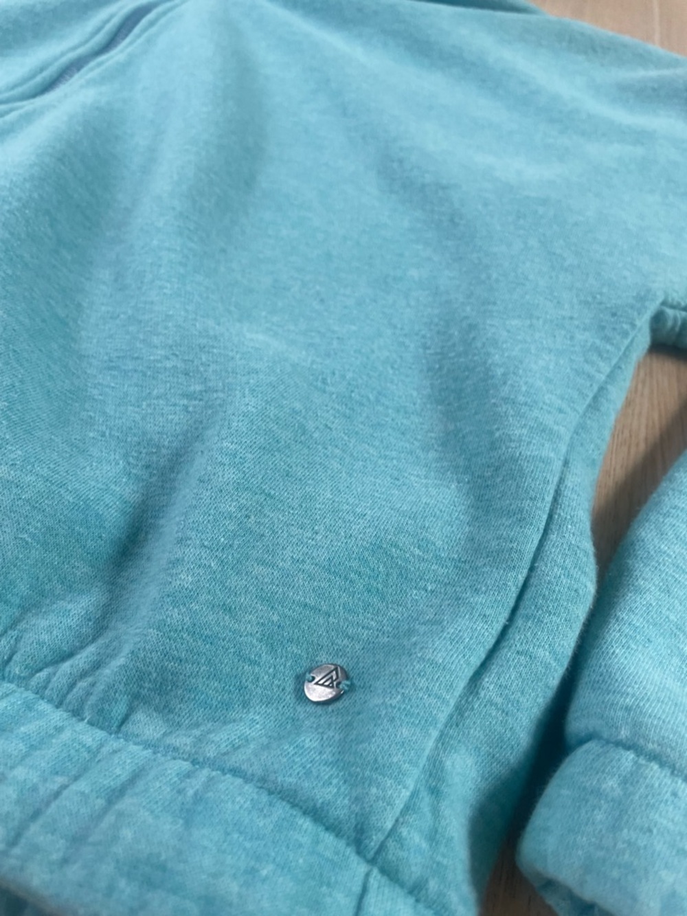 Ripzone womens hoodie size lg ladies Ripzone hoodie in a light blue full zip - Picture 3 of 6